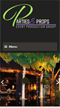 Mobile Screenshot of partiesandprops.com